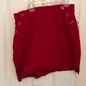 Red Skort